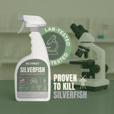 Silverfish Spray – Natural, Plant-Based Silverfish Spray with Clove Oil for Indoor and Outdoor Treatment of Silverfish