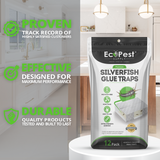 Pest Control Trap for Silverfish - 12 Pack