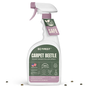 Carpet Beetle Spray – Natural, Plant-Based Stink Bug Spray with Clove Oil for Indoor and Outdoor Treatment of Carpet Beetles Bugs