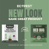 Bed Bug Vapor Pouch | Fumigant for Luggage, Beds, Couches, and Other Furniture