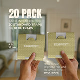 Roach Glue Traps – 20 Pack | Sticky Indoor Pest Control Trap for Cockroaches