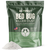 Bed Bug Killer Dust, 1 lb | Natural Pumice Powder with Thyme and Geraniol for Indoor Treatment of Bed Bugs