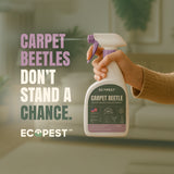 Carpet Beetle Spray – Natural, Plant-Based Stink Bug Spray with Clove Oil for Indoor and Outdoor Treatment of Carpet Beetles Bugs