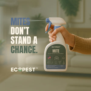 Mite Spray – Natural Killer for Dust, Bird, Spider, Scabies & Other Mites | Bedding & Furniture-Safe | Treatment for Chickens, Poultry, Dogs, Cats, Reptiles & Other Pets | Indoor & Outdoor