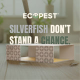 Silverfish Glue Traps – 12 Pack | Sticky Indoor Pest Control Trap for Silverfish