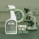 Bed Bug Spray – Natural, Plant-Based Killer for Bed Bugs, Eggs & Nymphs | Fabric & Mattress-Safe Home Treatment for Indoor Use | Child & Pet Safe, Low Odor, Eco-Friendly