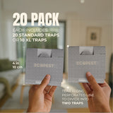 Silverfish Glue Traps – 12 Pack | Sticky Indoor Pest Control Trap for Silverfish