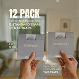 Silverfish Glue Traps – 12 Pack | Sticky Indoor Pest Control Trap for Silverfish