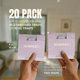 Carpet Beetle Glue Traps – 20 Pack | Sticky Indoor Pest Control Trap for Carpet Beetles