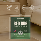Bed Bug Vapor Pouch | Fumigant for Luggage, Beds, Couches, and Other Furniture