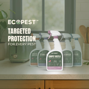 Carpet Beetle Spray – Natural, Plant-Based Stink Bug Spray with Clove Oil for Indoor and Outdoor Treatment of Carpet Beetles Bugs