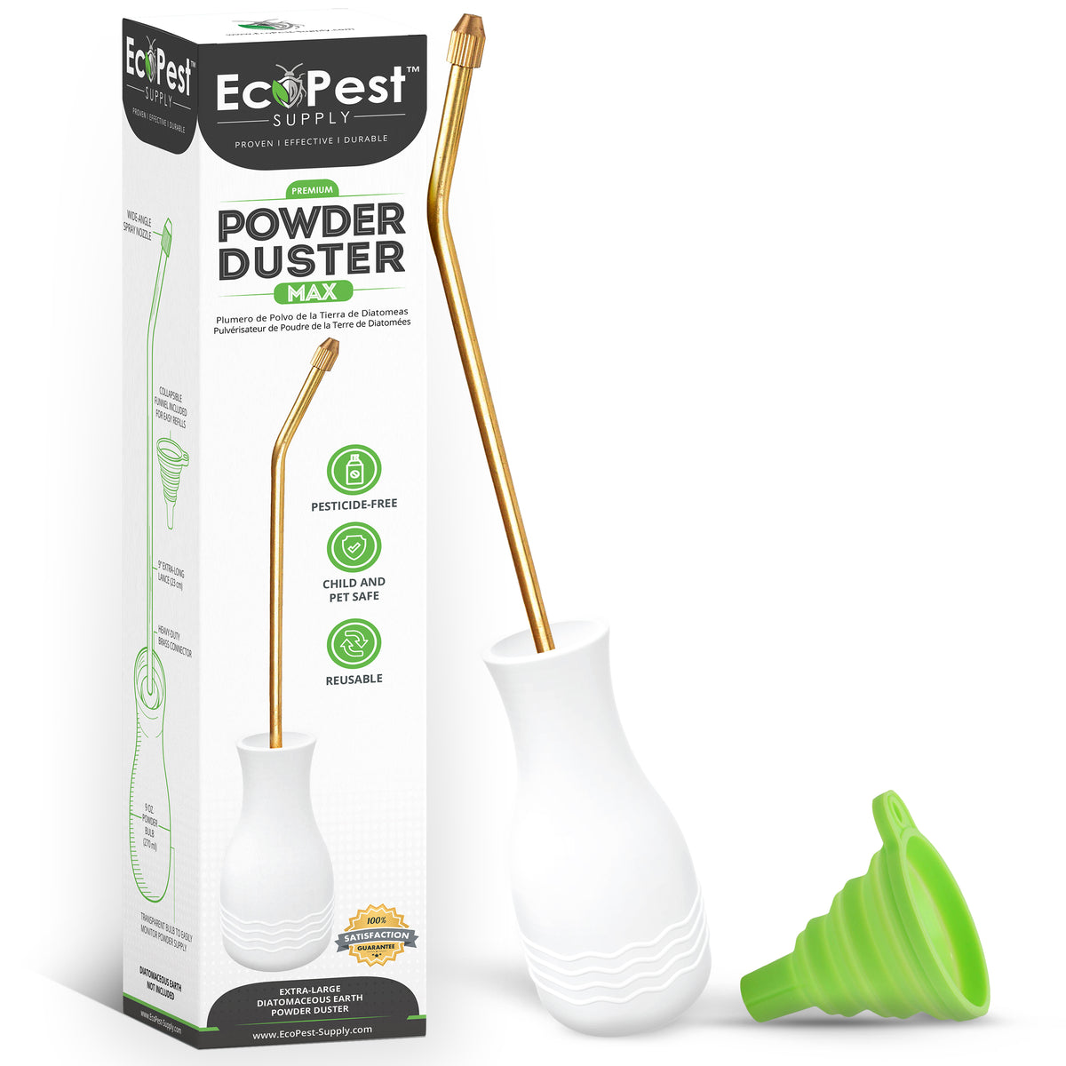 Pest Control Powder Duster (Max) Diatomaceous Earth or Other Pest