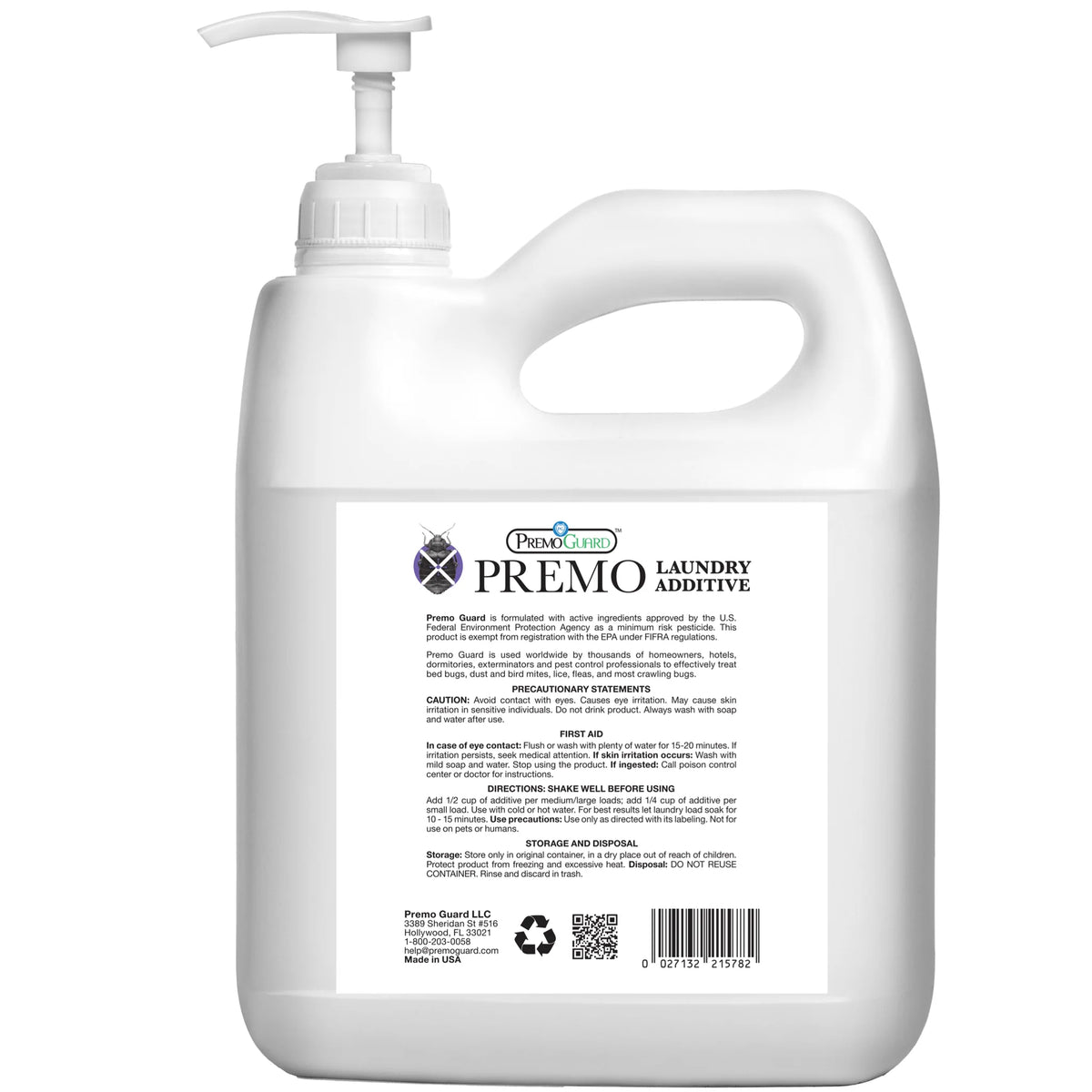 Premo All Natural Laundry Additive 128 oz