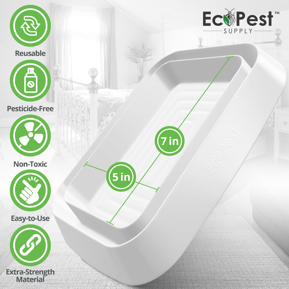 Bed Bug Blocker (XL) – 8 Pack | Bed Bug Interceptor Trap, Monitor ...