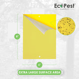 Yellow Extra-Wide Sticky Fly Traps