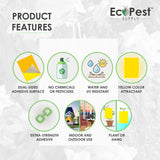 Get 20 Pack Extra-Wide Sticky Fly Traps (Yellow)